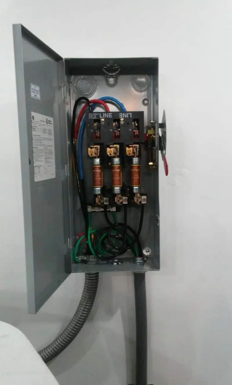 Three-phase disconnect switch installed for Electrical Wiring & Rewiring in Sudden Valley